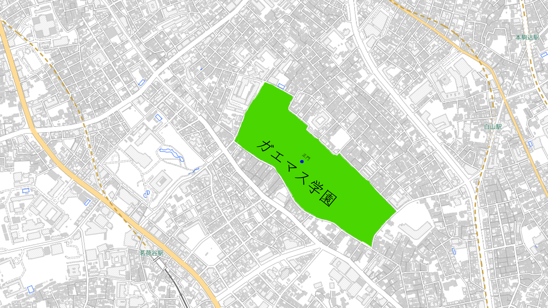 ガエマス学園 アクセスマップ